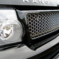 View Item Range Rover Sport HSX Grille - Santorini Black with Chrome Mesh